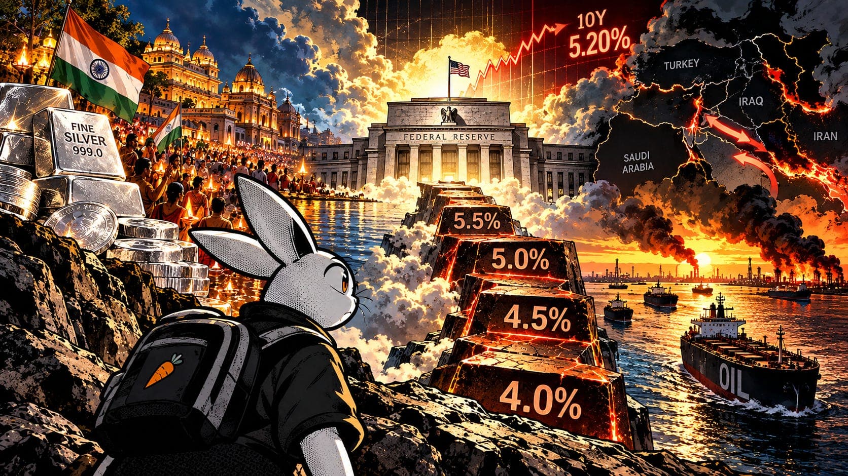 Silver, Oil & the 6 Million Barrel Hole — Macro Market Report cover