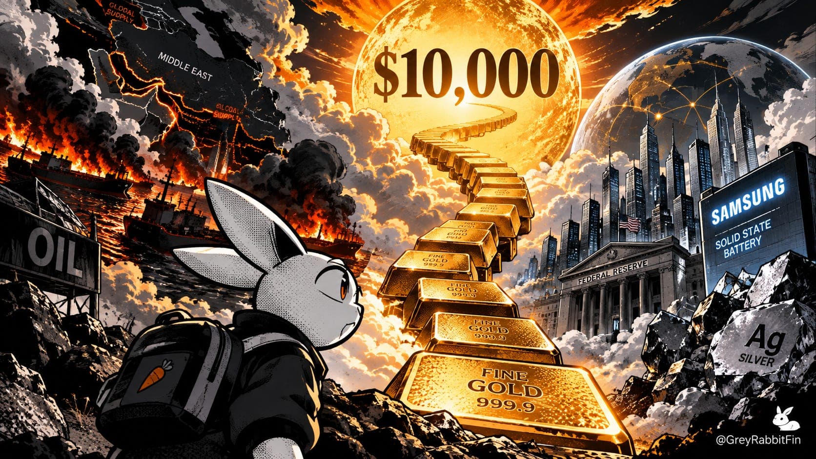 $10,000 Gold, Samsung’s Silver Bet & Saudi Arabia’s Oil Problem — Macro Market Report cover